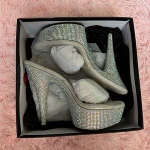 Bedazzle Pleaser Heels